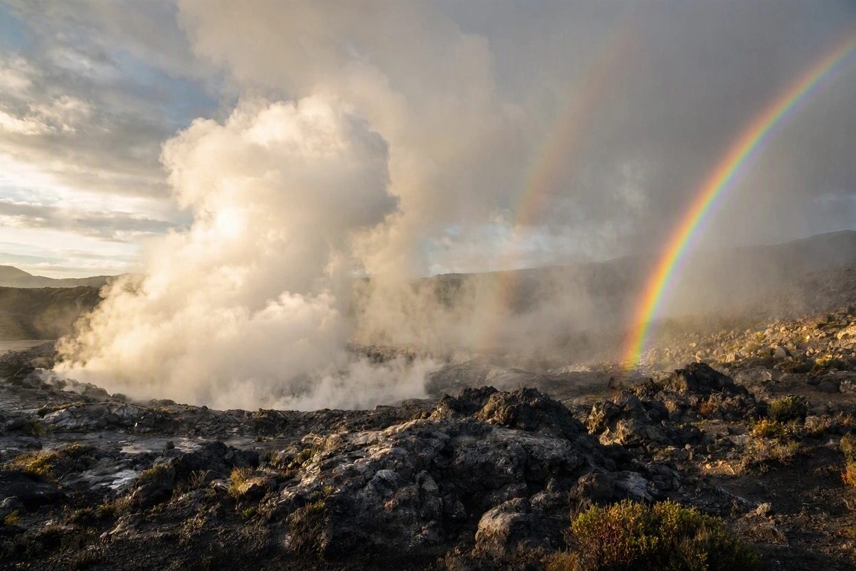 volcanic eruption