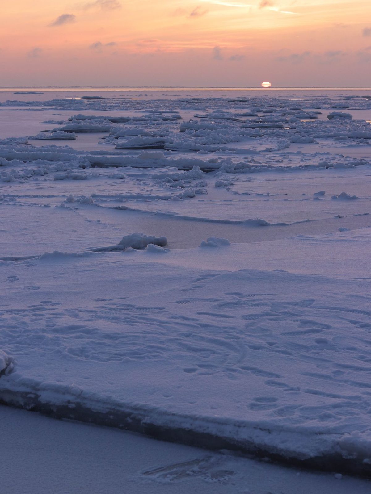 Sunrise at the North Pole